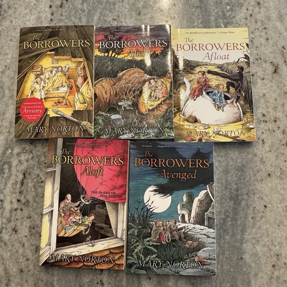 Complete Adventures of the Borrowers 5 Book Paperback Set
